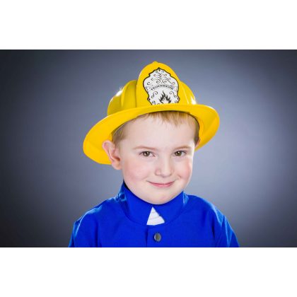 žlutá helma pro děti