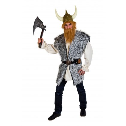 vikingská plyšová vesta XL