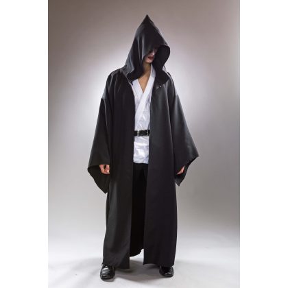 kutna s kapucí černá