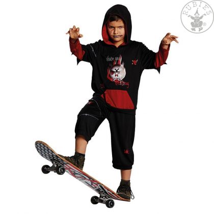 chlapecký kostým strašidelný skater 152