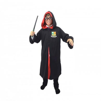 čarodějnický kostým klučičí 110/120 cm