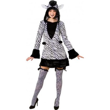 šaty zebra