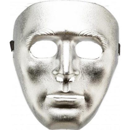 stříbrná maska