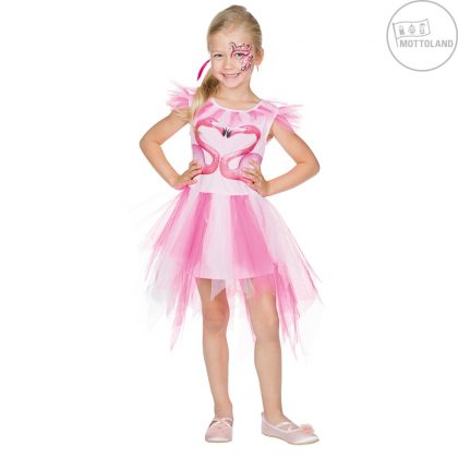 Foto - dívčí kostým šaty plameňák