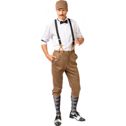 Foto - kostým set 20. léta, hnědý