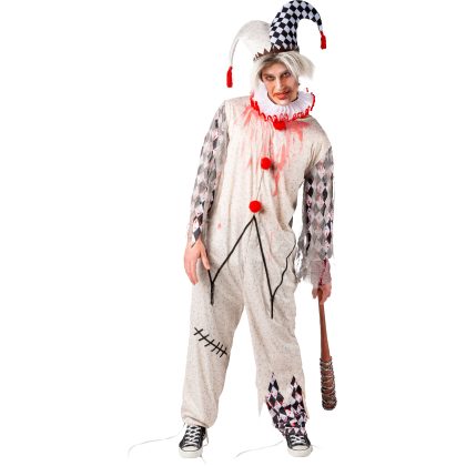 strašidelný kostým halloweenský klaun