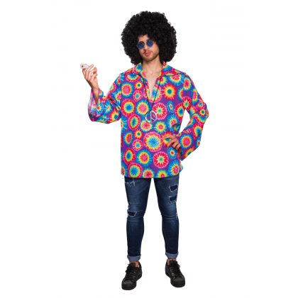 pánská košile hippie fialová
