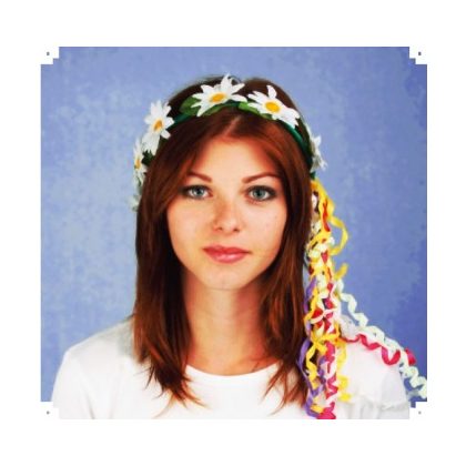 kopretinový věneček