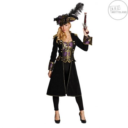 dámský pirátský kabát deluxe