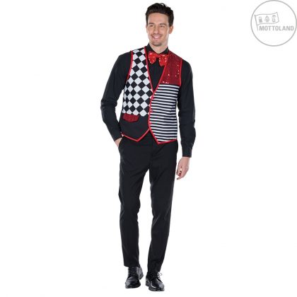 pánská vesta s motýlkem