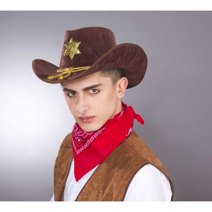 klobouk kovboj šerif