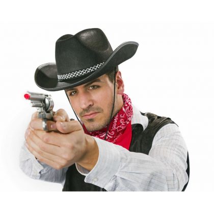 černý kovboj s lemem