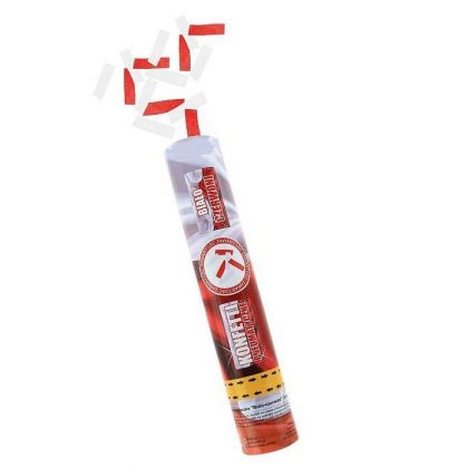 červenobílé konfety de luxe