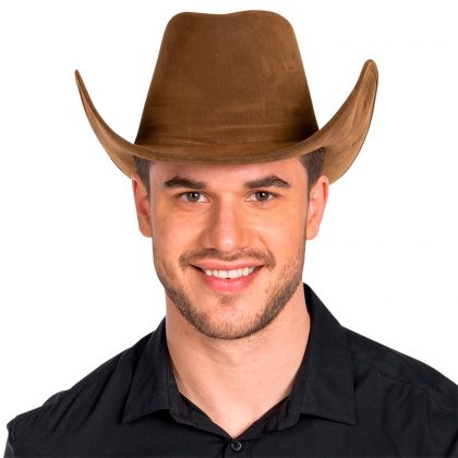 Foto - klobouk kovboj velour