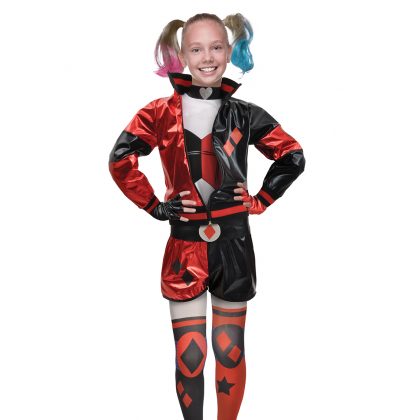 Foto - licenční dívčí kostým Harley Quinn