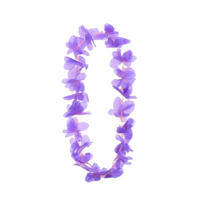 havajský věnec fialový