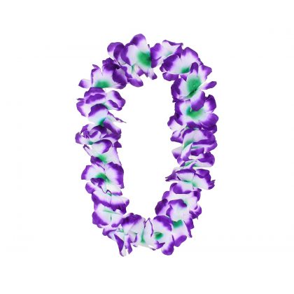 havajský věnec modrofialový