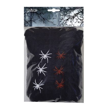 pavučina s pavouky 6 ks