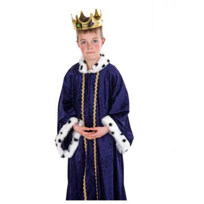 fialovomodrý královský plášť