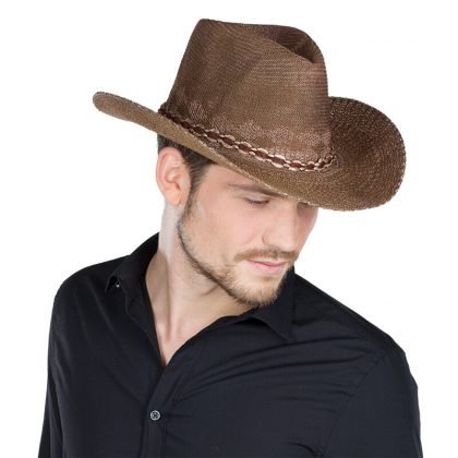 western klobouk s řetězem