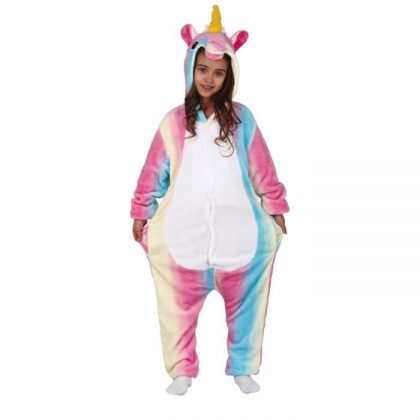 Foto - duhový jednorožec kostým 134/140 cm
