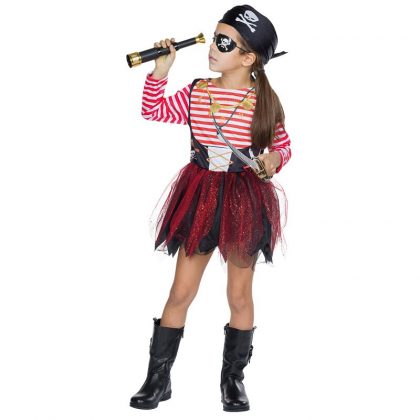dívčí kostým pirátka