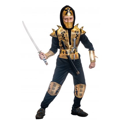 černozlatý dětský ninja