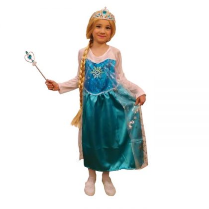 dívčí kostým ledová princezna jako Elsa