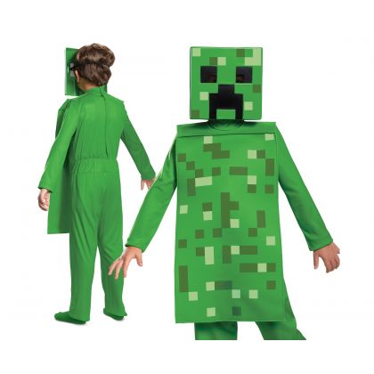 licenční chlapecký kostým Creeper Minecraft