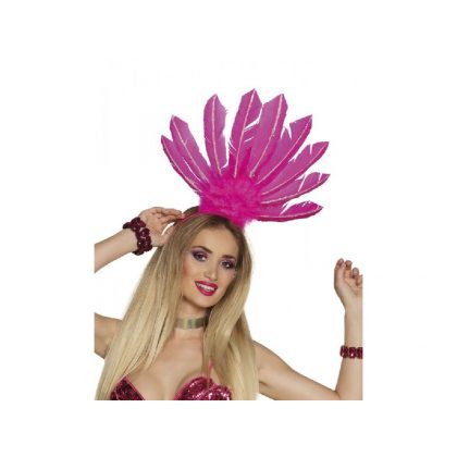 čelenka samba růžová