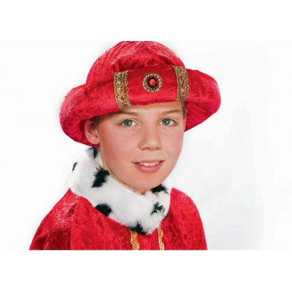 dětský turban červený