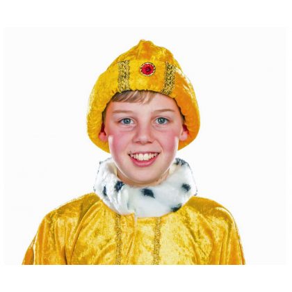 dětský turban žlutý