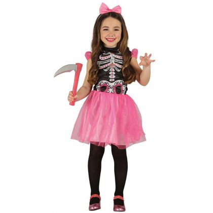 dívčí kostra TUTU růžová 7-9let