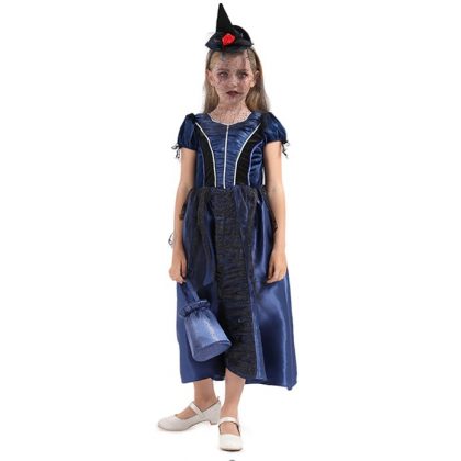 čarodějnice dětská modrá de luxe