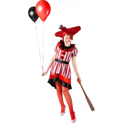 halloween dámský kostým klauna