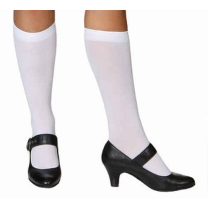 Dámské podkolenky bílé