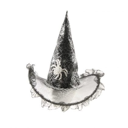 čarodějnický kloubouk s pavučinami dětský
