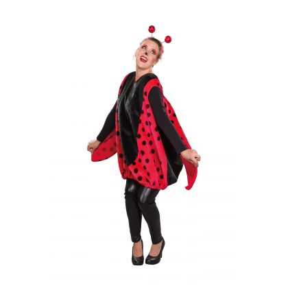 dámský plyšový kostým beruška s tykadly