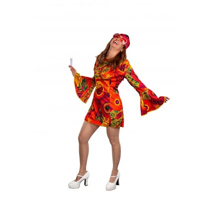 hippie šaty a čelenka do vlasů
