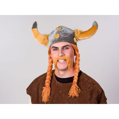 dospělý vikingský čepec s copánky