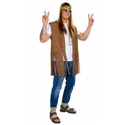 pánská hippies vesta L