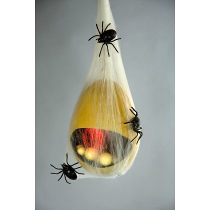 pavoučí hnízdo, cca 42 cm, s vejci/pavouky