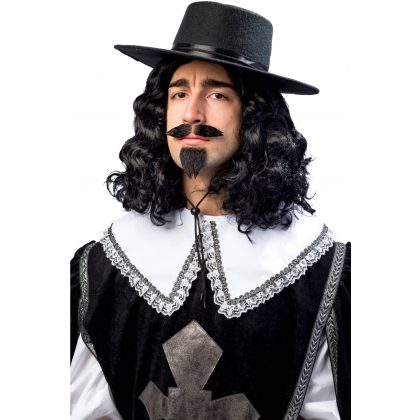 černý kloubouk mušketýr