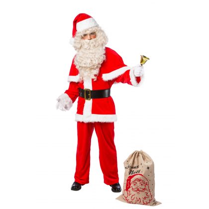 Santa Claus oblek samet