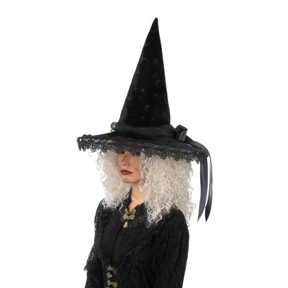 čarodějnický klobouk "Hvězdy a měsíc"