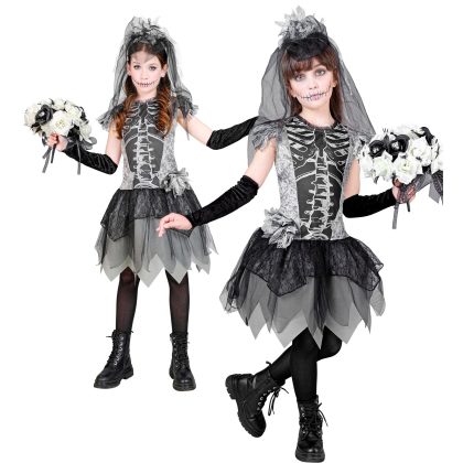 dívčí kostým nevěsta halloween