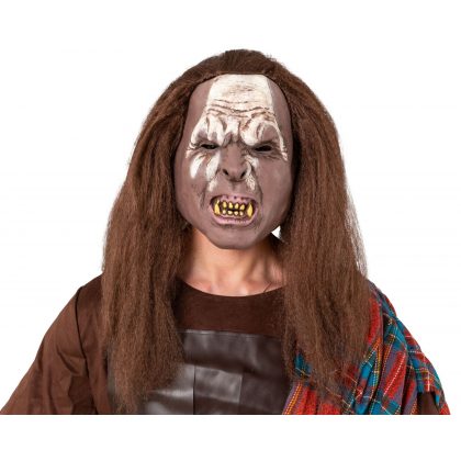 zombie maska s dlouhými vlasy
