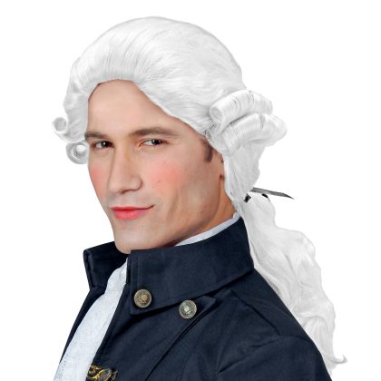 pánská historická paruka bílá
