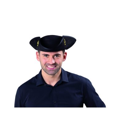 třírohý klobouk černý