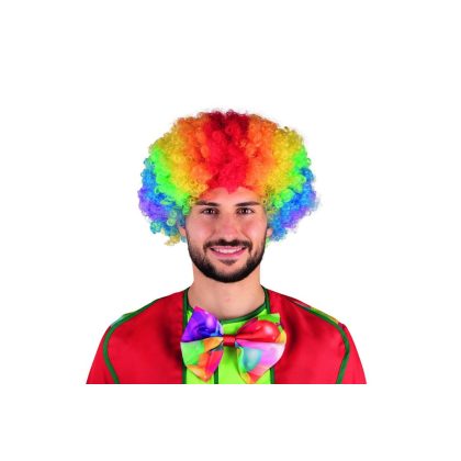 duhová paruka pro klauna